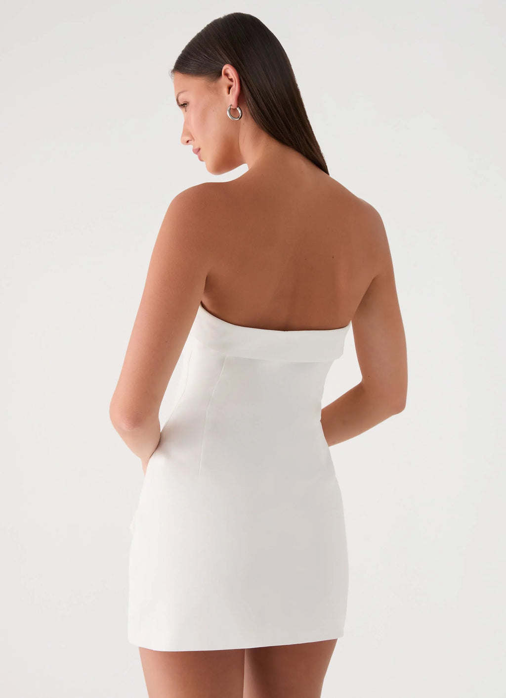 Jennah Mini Dress - White Dove