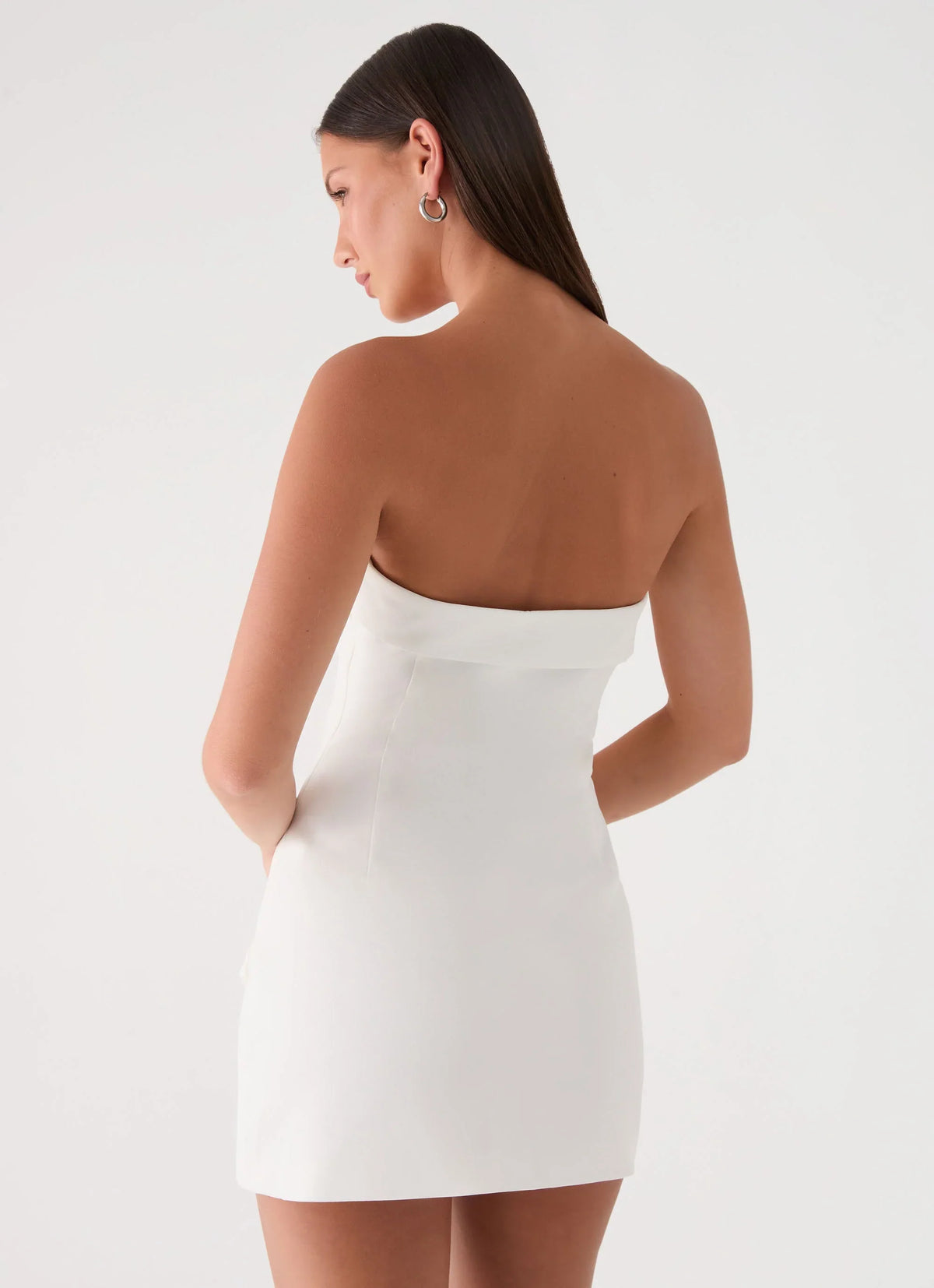 Jennah Mini Dress - White Dove
