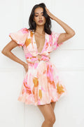 Cherry Bombshell Mini Dress Pink