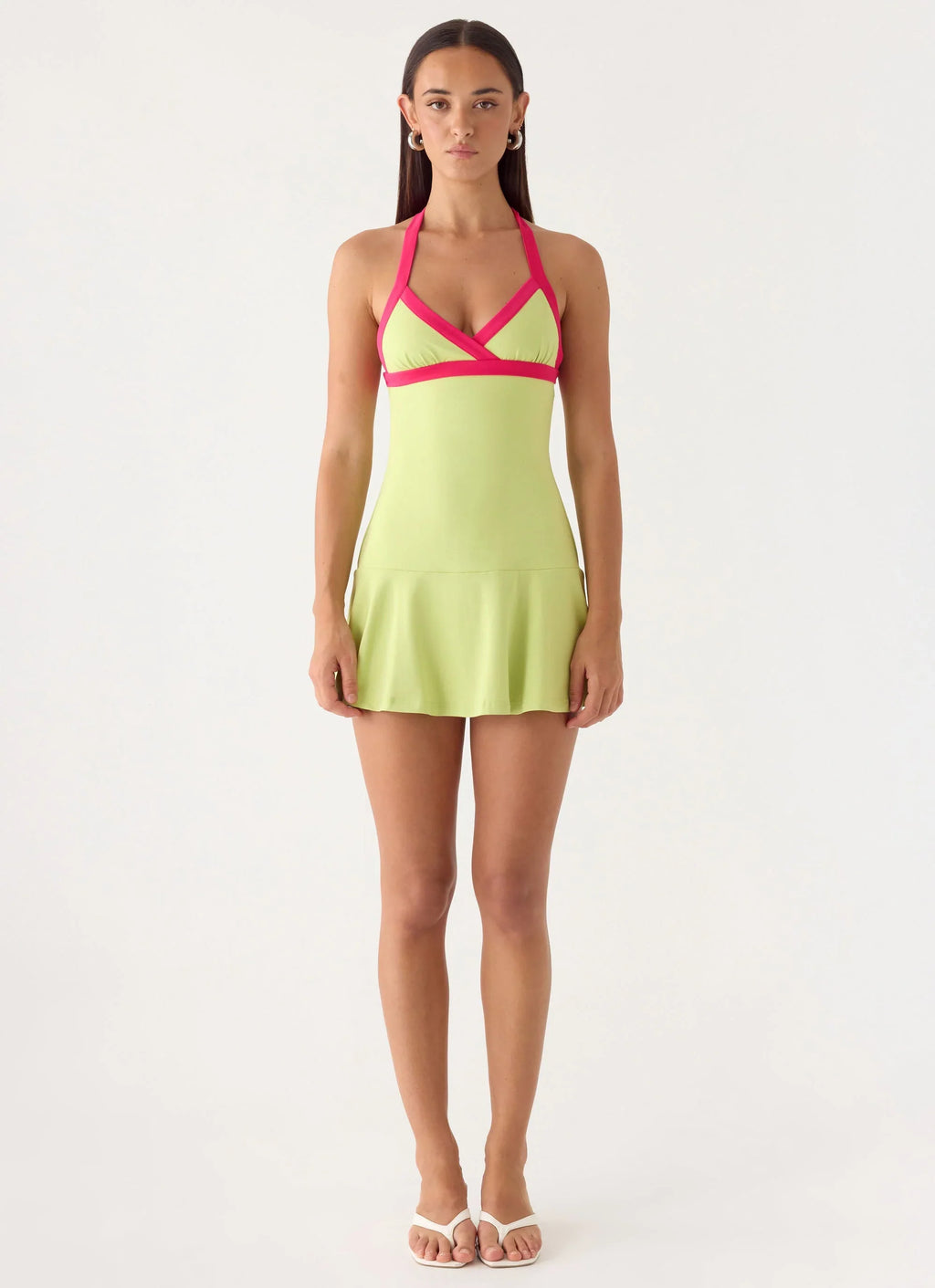 Dumdi Mini Dress - Lime