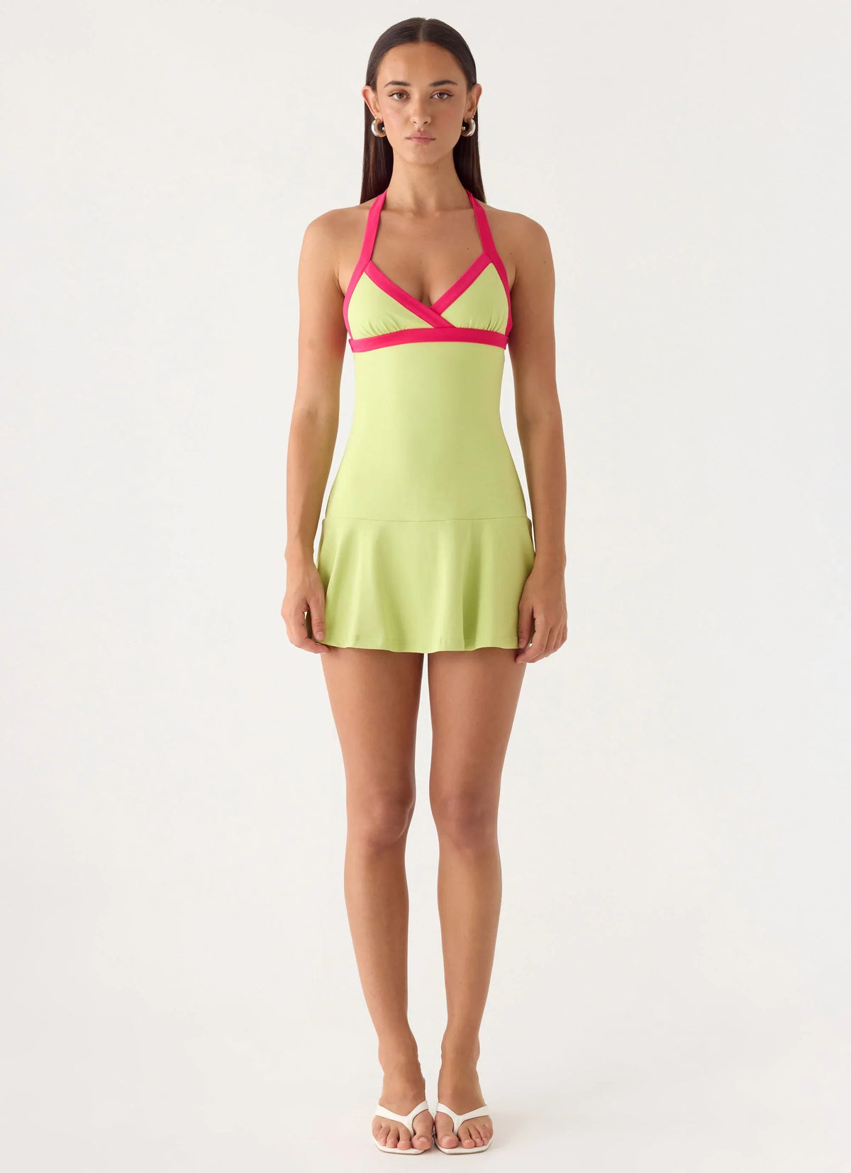Dumdi Mini Dress - Lime
