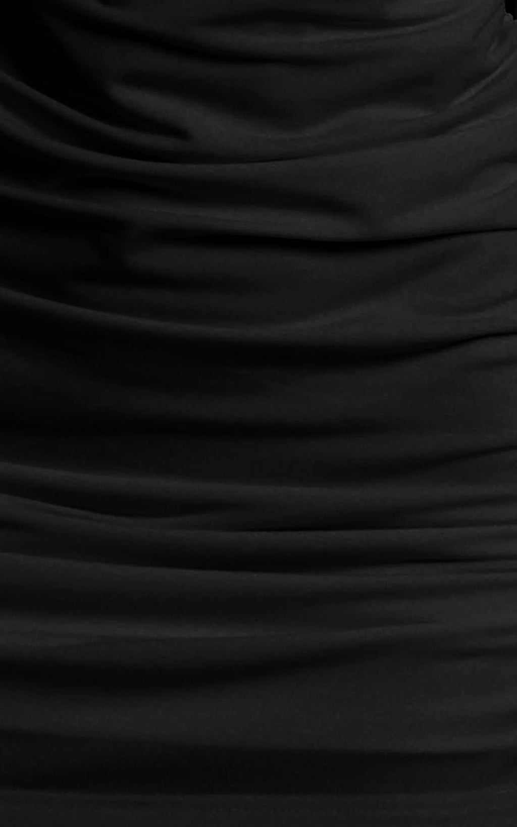 Primrose Mini Dress - Slash Neck Long Sleeve A Line Dress in Black