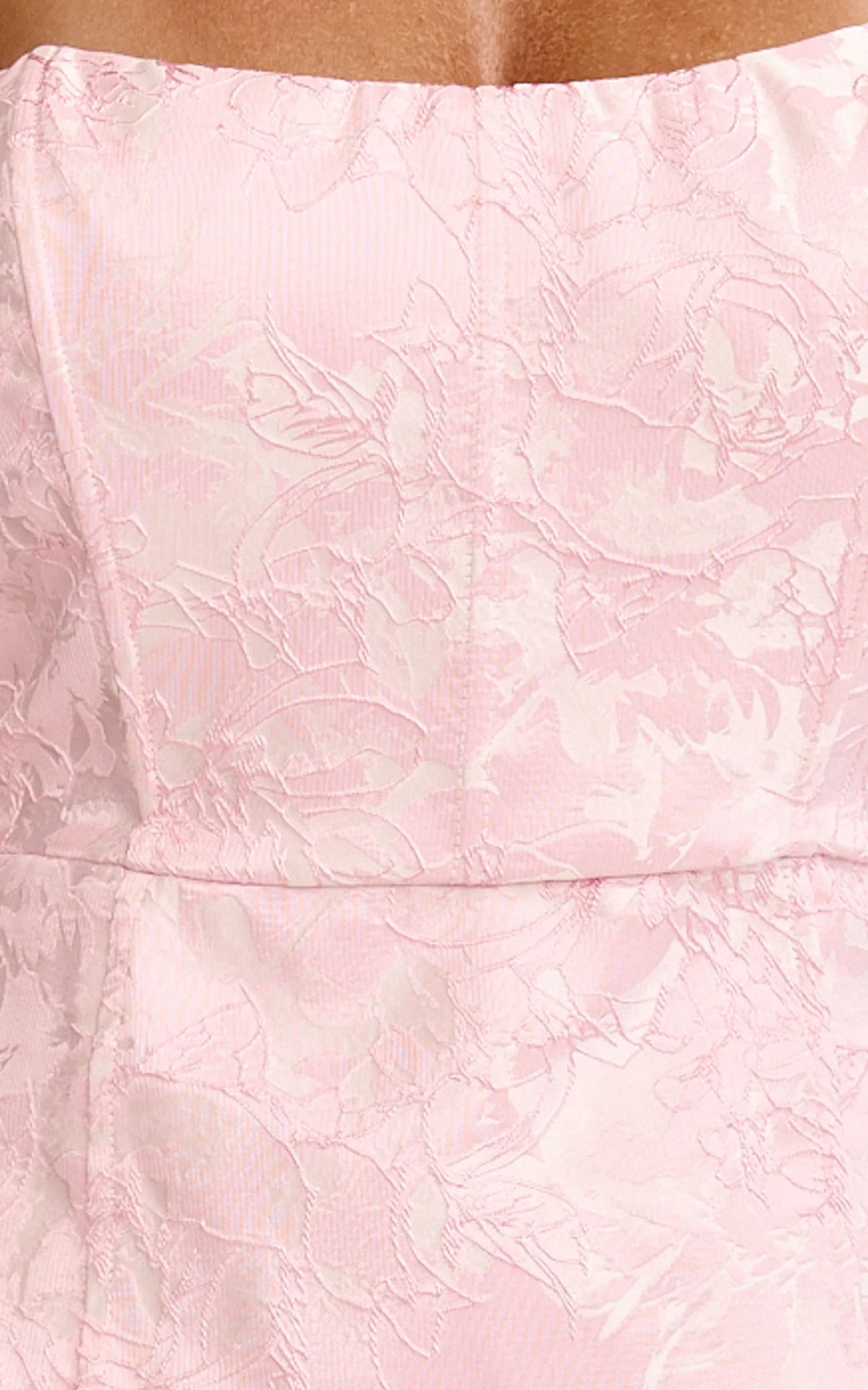 Brailey Mini Dress - Strapless Dress in Pink