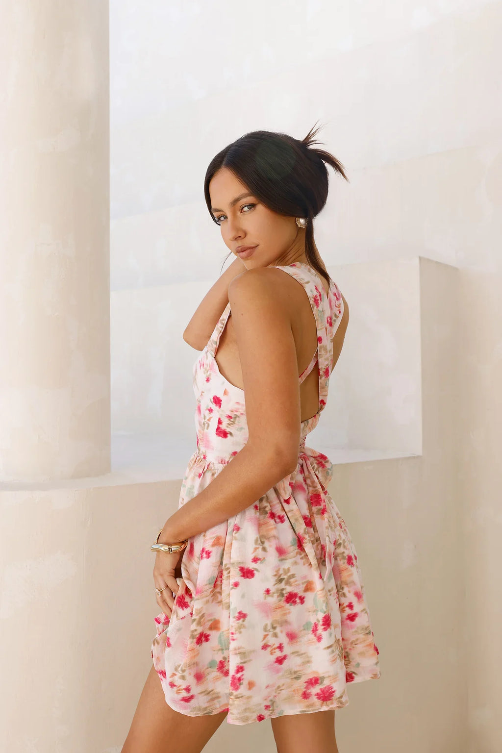 Soft Serendipity Mini Dress Pink