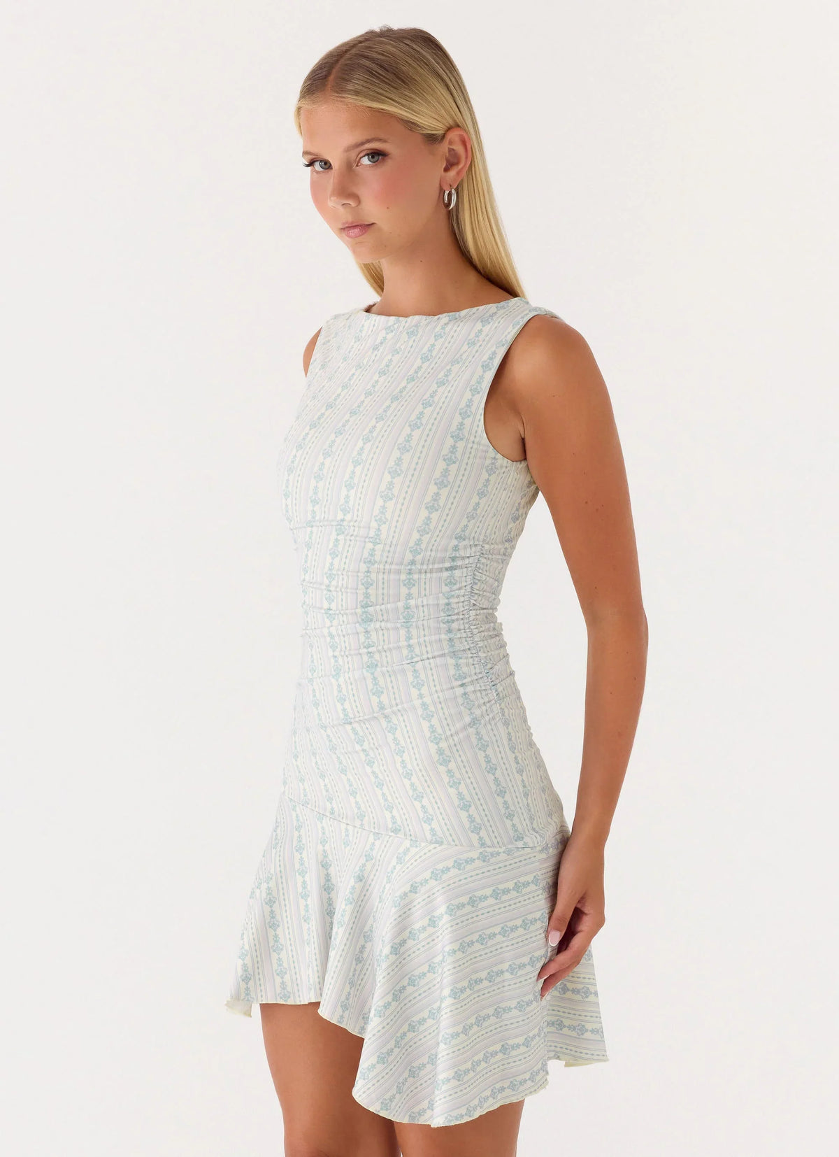 Summer Delight Mini Dress - Vintage Stripe