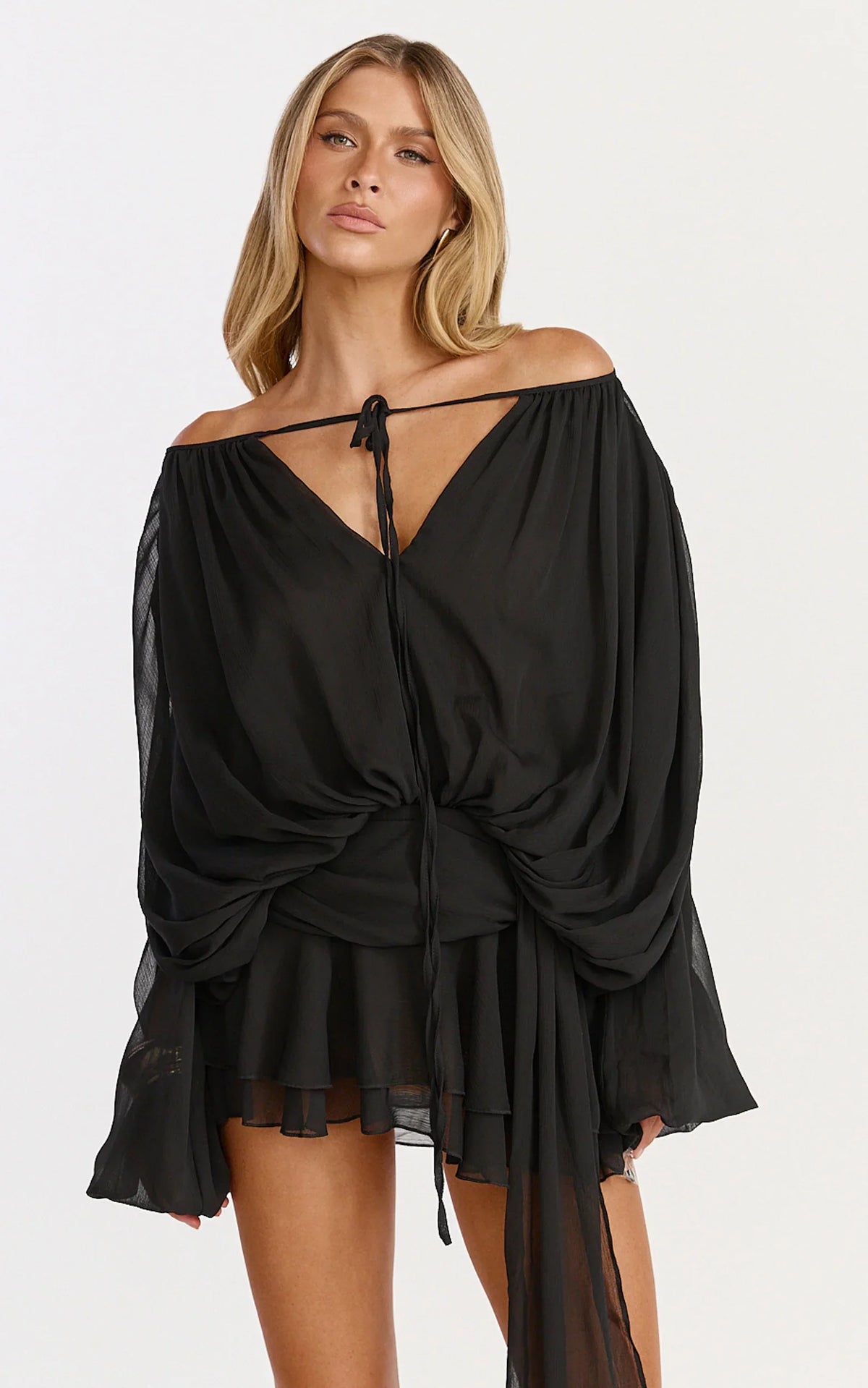 Lioness - Elements Mini Dress - In Noir